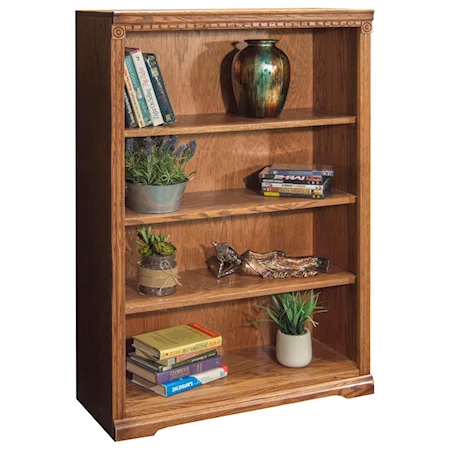 Bookcase with Three Adjustable Shelves